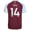 Camiseta de fútbol Aston Villa Pau 14 Primera Equipación 2024-25 - Hombre